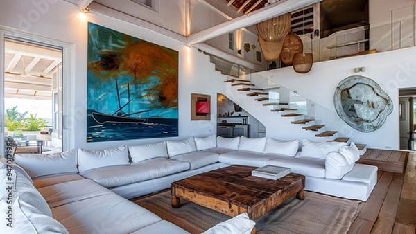 Obraz modern living room