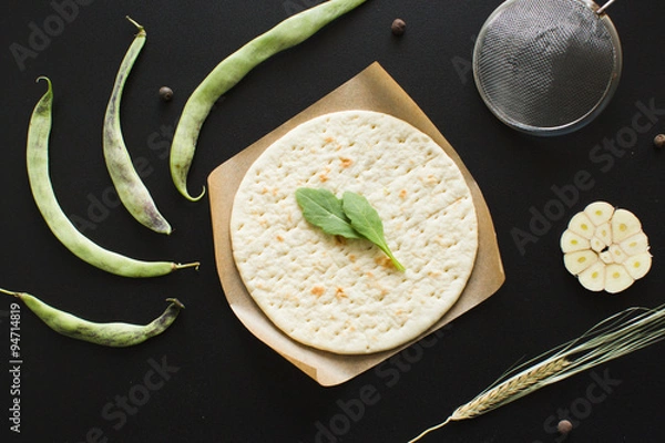 Obraz Tortilla with peas