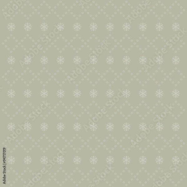 Obraz Light silver abstract Christmas background with white stars