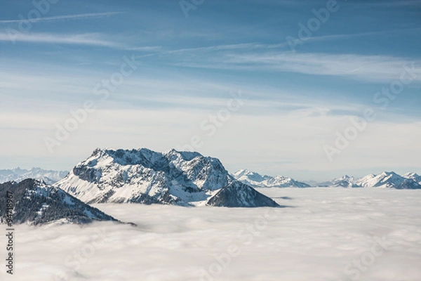 Fototapeta góry zimą