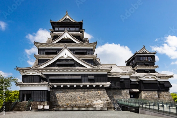 Obraz 完全復旧した熊本城天守閣
