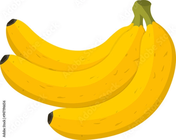 Fototapeta Fresh fruit a bunch of banana