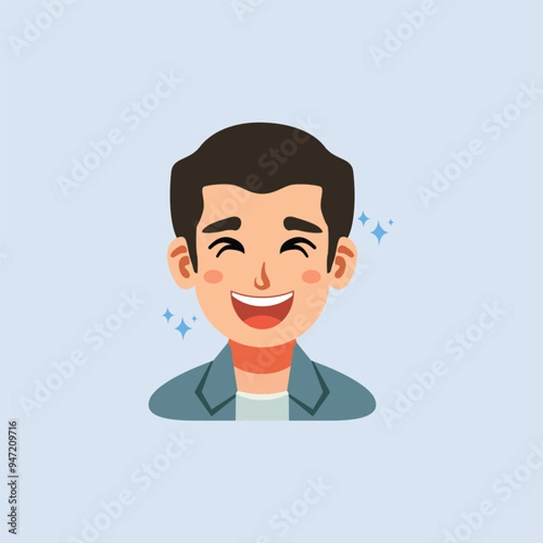 Fototapeta animation character emoji emotion icon