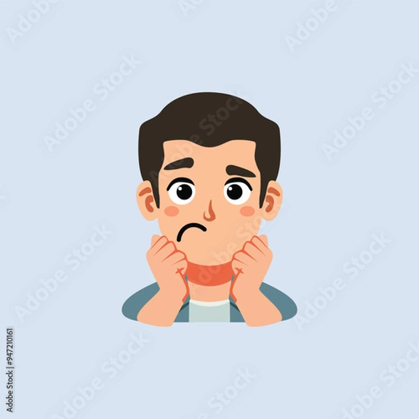 Fototapeta animation character emoji emotion icon