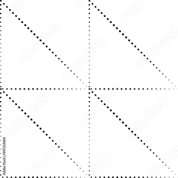 Fototapeta Dotted square shapes. Graphic elements