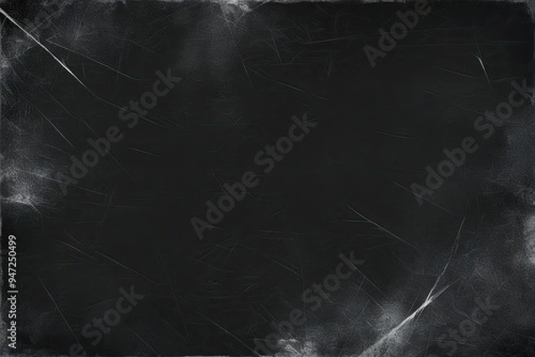 Fototapeta Grunge Black Scratched Background with Distressed Texture for Vintage Design