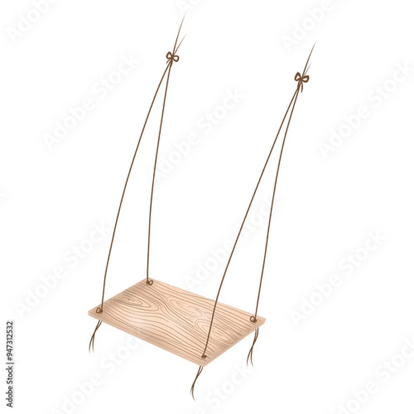 Obraz wooden swing