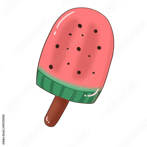 Obraz Watermelon Popsicle