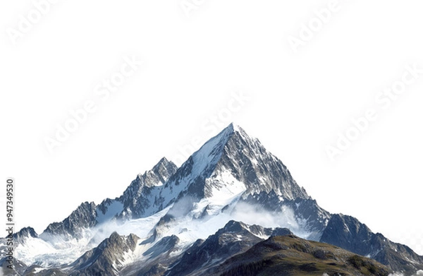 Obraz mountain peak in the snow