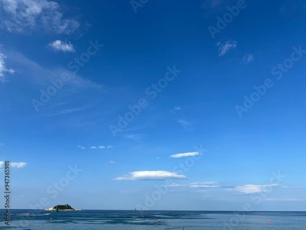 Obraz boat on the ocean