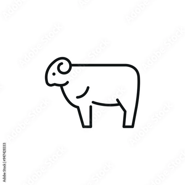 Fototapeta Ram icon. Simple ram icon for social media, app, and web design. Vector illustration.