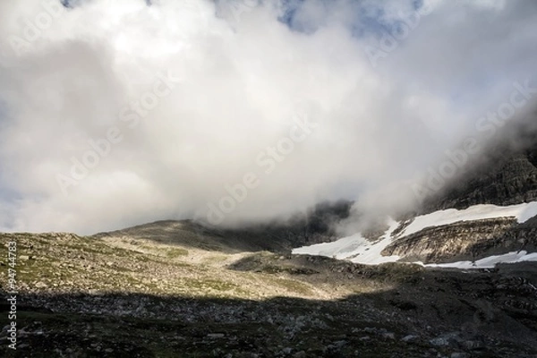 Obraz Clouds in Norwegian mountains