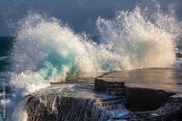 Obraz Adriatic sea surf