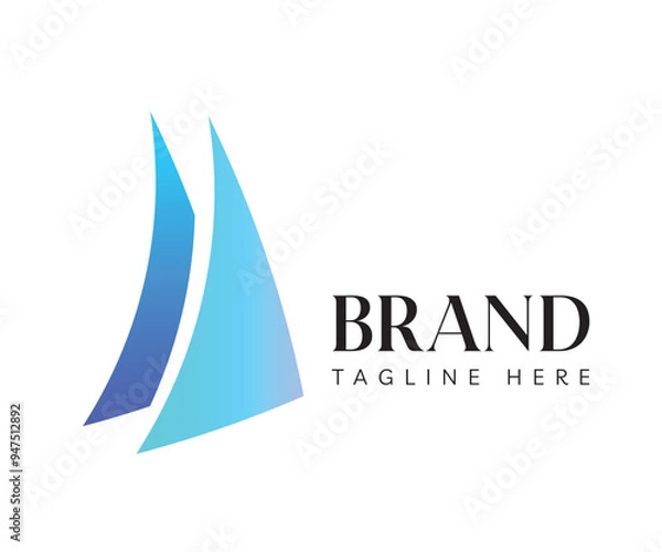 Obraz Triangle logo icon design template elements. Usable for Branding and Business Logos.
