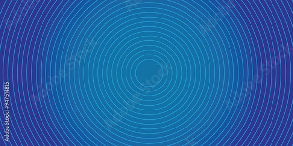 Fototapeta Dynamic bright blue abstract vector background with diagonal lines. vektor