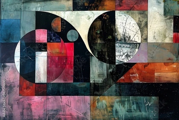 Fototapeta Abstract Geometric Artwork.