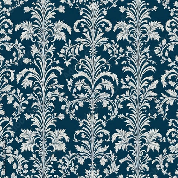 Fototapeta seamless floral pattern