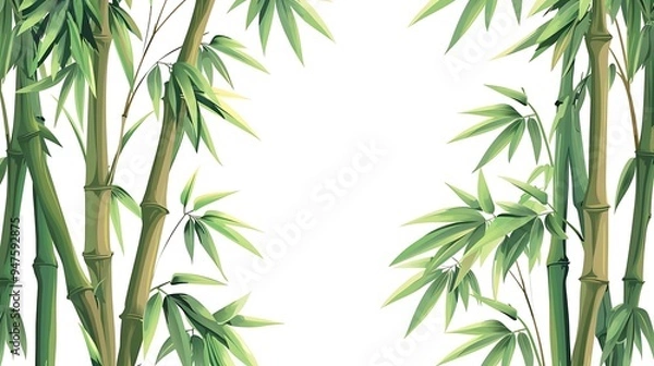 Obraz Green Bamboo Forest