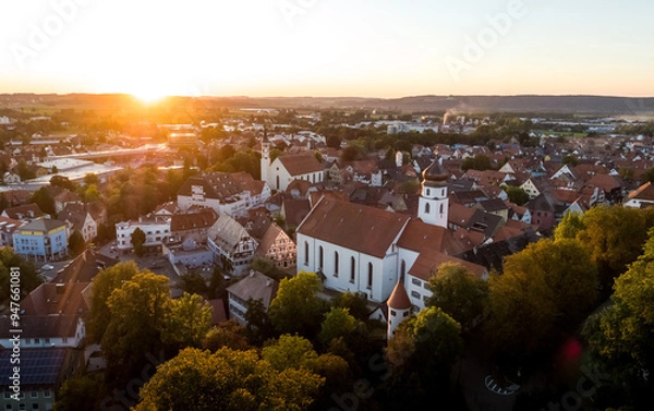 Obraz St. Martin Church in Leutkirch im Allgäu in Germany