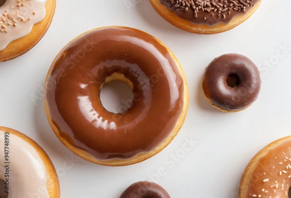 Obraz Close up photo donut