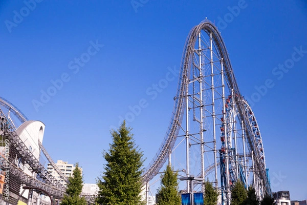 Fototapeta kolejka górska