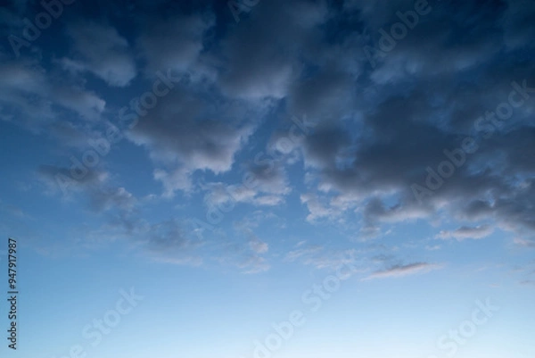Fototapeta 日没後の青い空