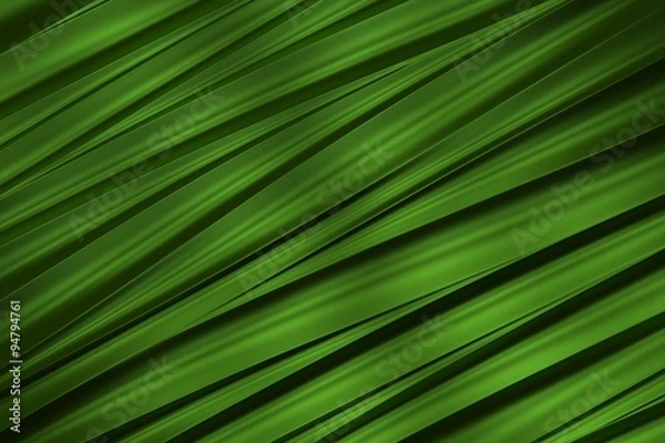 Fototapeta background of green 3d abstract waves