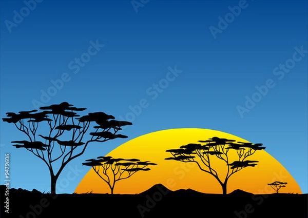 Obraz Tramonto africano