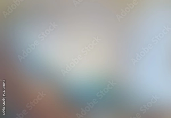 Fototapeta Polished metal with iridescent sheen. Abstract texture blurred graphic.