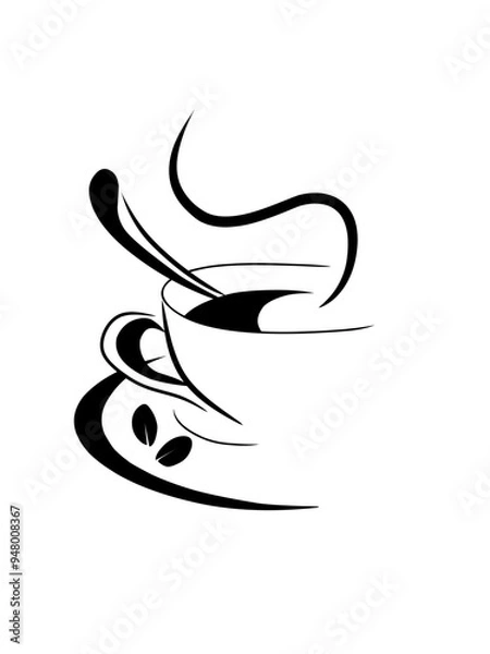 Obraz Coffee Logo Icon