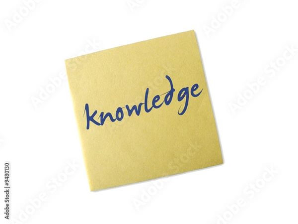 Fototapeta Notizzettel gelb