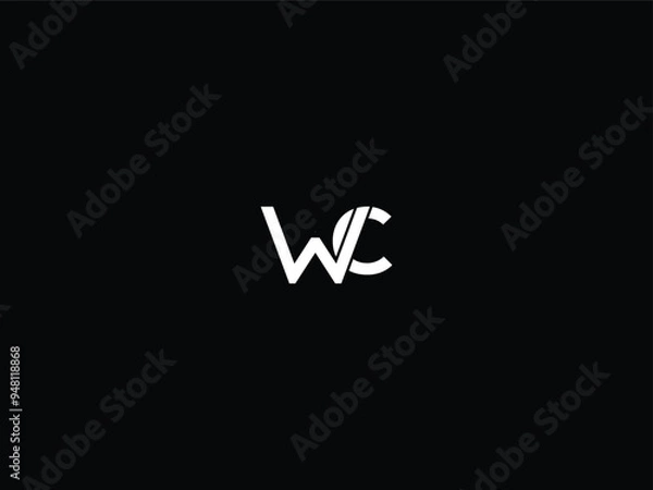 Fototapeta WC logo design