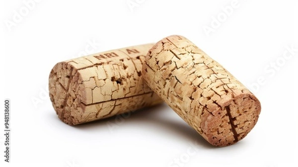 Obraz grape wine cork closeup view