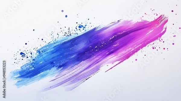 Fototapeta Watercolour paint strokes.