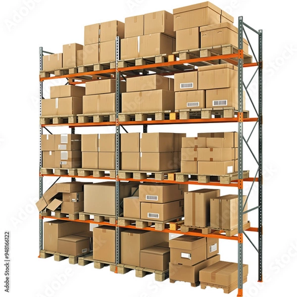 Obraz stack of boxes