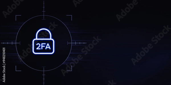 Fototapeta 2FA (Two-Factor Authentication) is a security process that adds an additional layer of protection to user accounts and systems by requiring two forms of verification before granting access