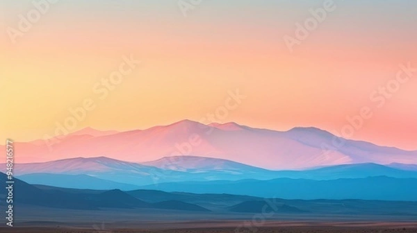 Fototapeta How the colors of sunrise vary across different landscapes