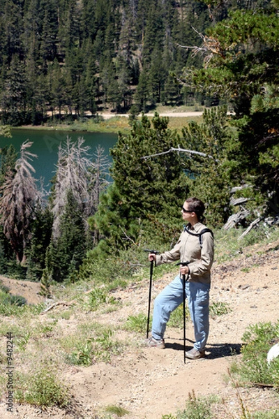 Obraz Hiking Above A Lake