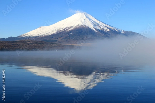 Fototapeta 富士山と山中湖