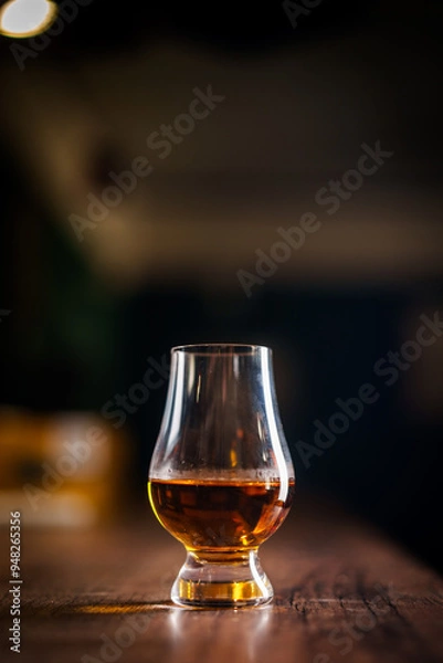 Obraz Single malt whisky glass