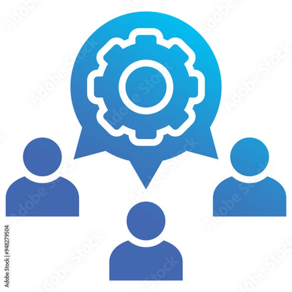 Fototapeta Collaboration Icon