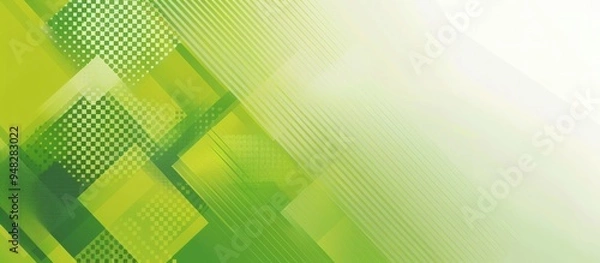 Fototapeta Abstract Green Geometric Design