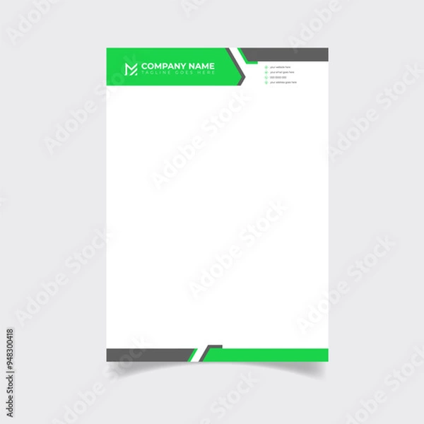 Obraz Modern business pad design template design for your business
