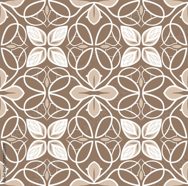 Obraz Simple fox sticker icon illustration