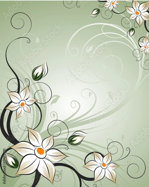 Fototapeta Floral abstraction