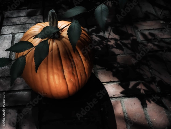 Obraz Pumpkin in moonlight