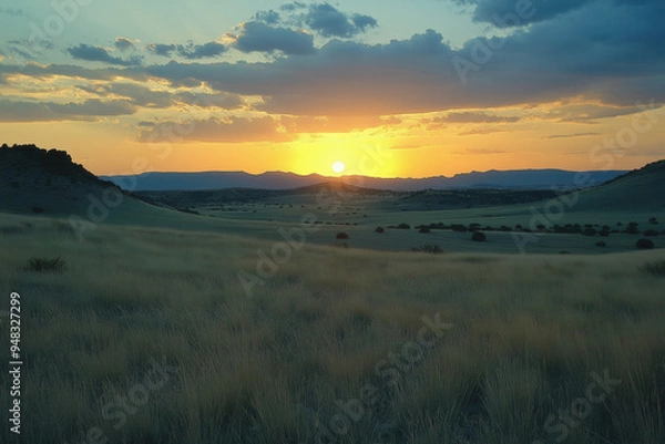 Fototapeta Southwest Desert Sunset