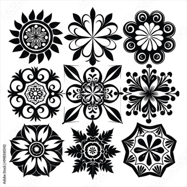 Obraz flowers vector