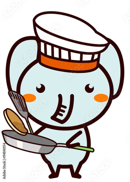 Fototapeta 料理する動物シリーズ