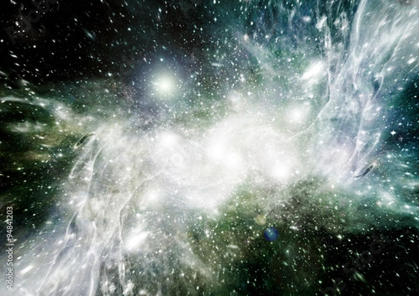 Fototapeta galaxy in a free space